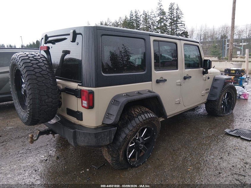 2018 Jeep Wrangler Jk Unlimited Sport 4X4
