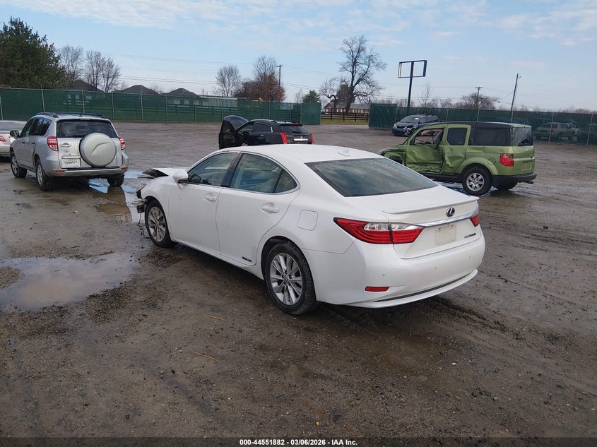 Vin: jthbw1gg2e2044706, lot: 45048742, lexus es 300h 20143