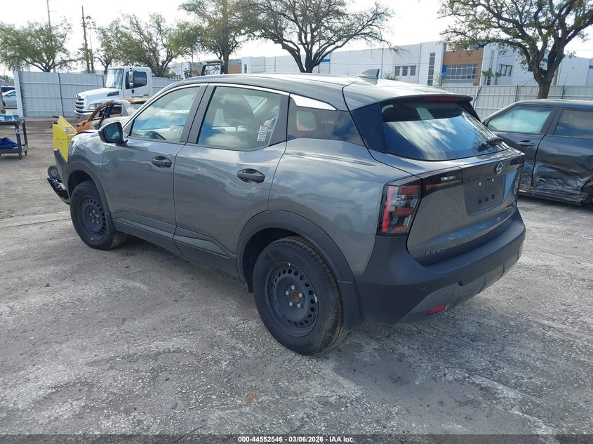 Vin: 3n8ap6ba9sl317097, lot: 45049405, nissan kicks s fwd 20253