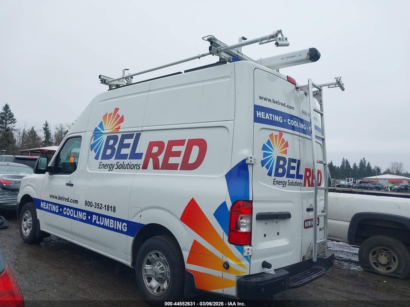 2020 Nissan Nv Cargo Nv2500 Hd Sv High Roof V6