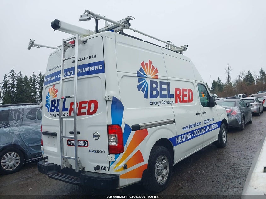 2020 Nissan Nv Cargo Nv2500 Hd Sv High Roof V6