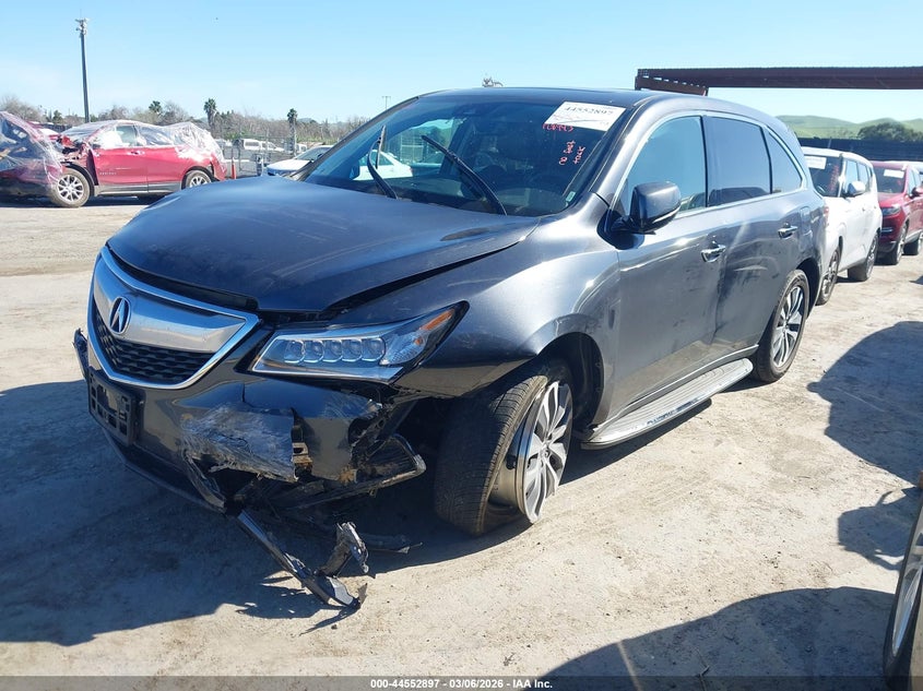 2016 Acura Mdx Technology Acurawatch Plus Packages/Technology Package