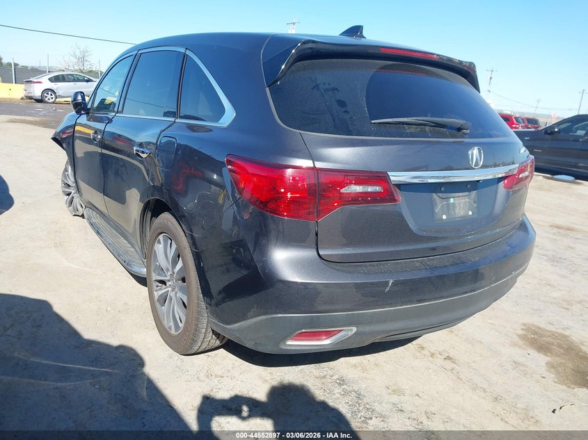 2016 Acura Mdx Technology Acurawatch Plus Packages/Technology Package