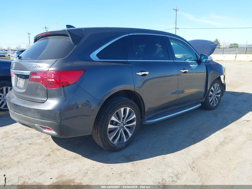 2016 Acura Mdx Technology Acurawatch Plus Packages/Technology Package