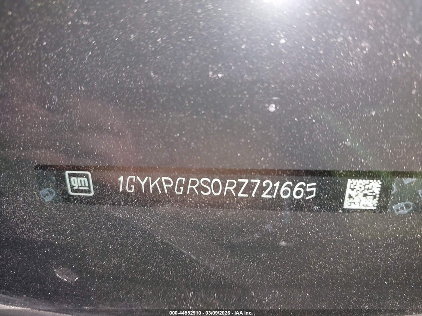 2024 Cadillac Xt6 Awd Sport VIN: 1GYKPGRS0RZ721665 Lot: 44552910