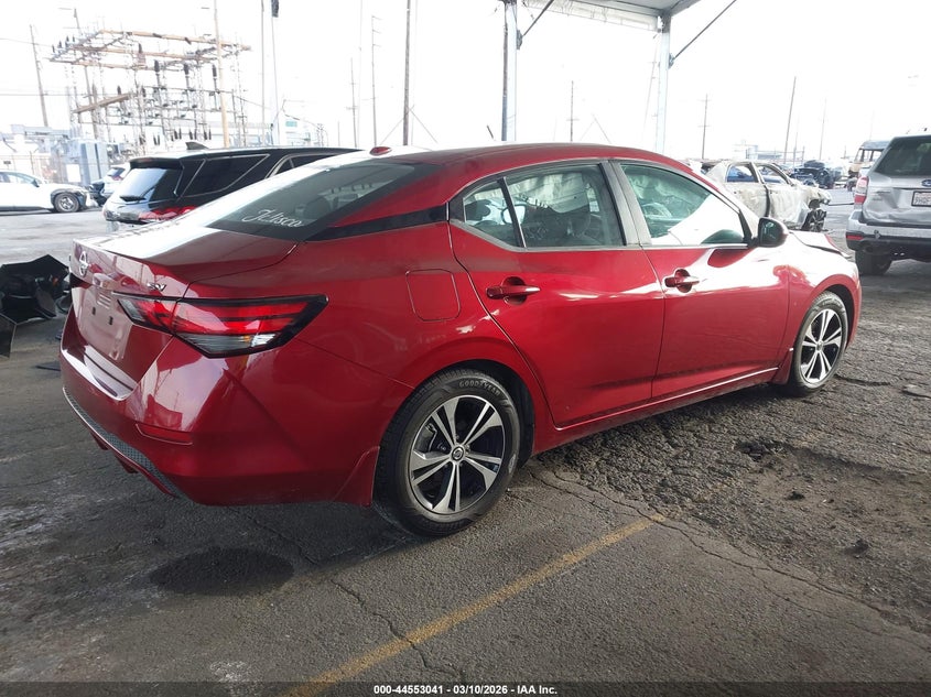 VIN 3N1AB8CV2NY287779 2022 NISSAN SENTRA SV XTRONIC CVT