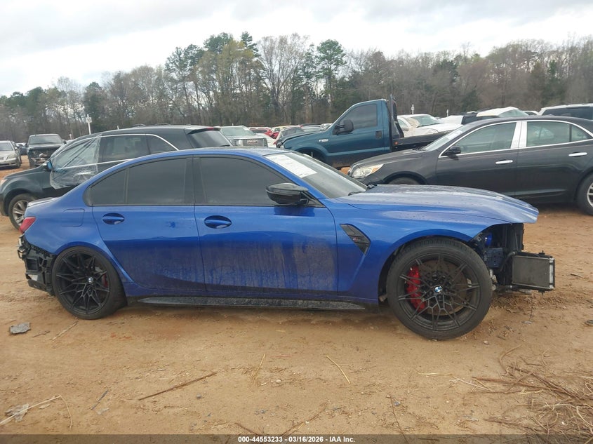 2022 BMW M3 Competition xDrive VIN: WBS43AY07NFM55573 Lot: 44553233