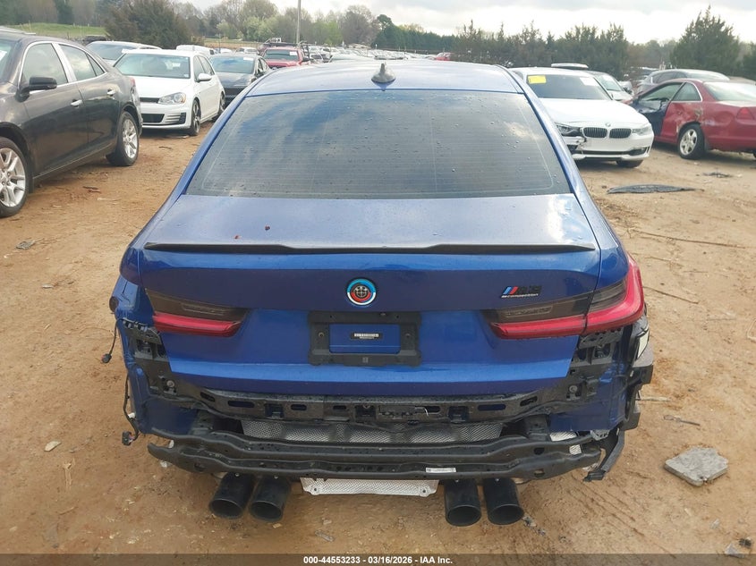 2022 BMW M3 Competition xDrive VIN: WBS43AY07NFM55573 Lot: 44553233