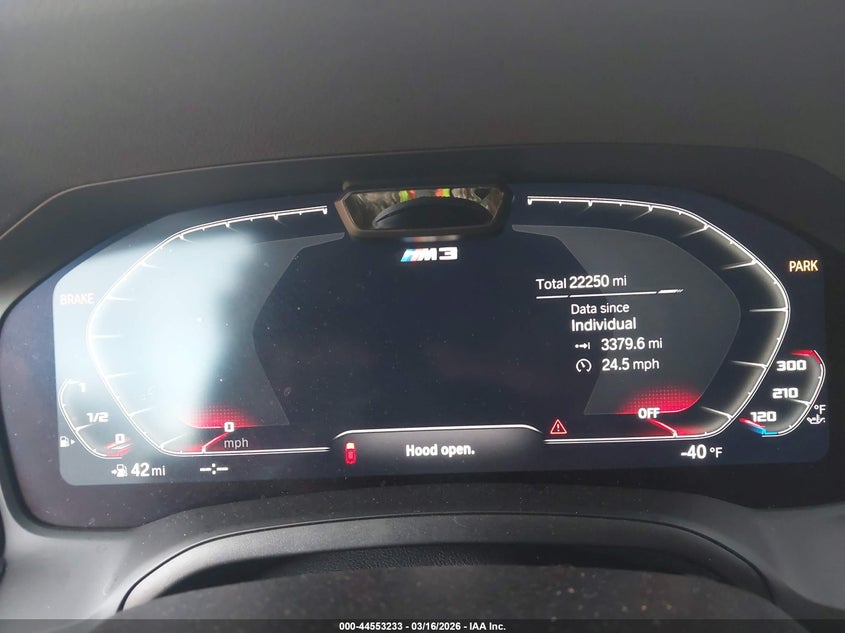 2022 BMW M3 Competition xDrive VIN: WBS43AY07NFM55573 Lot: 44553233