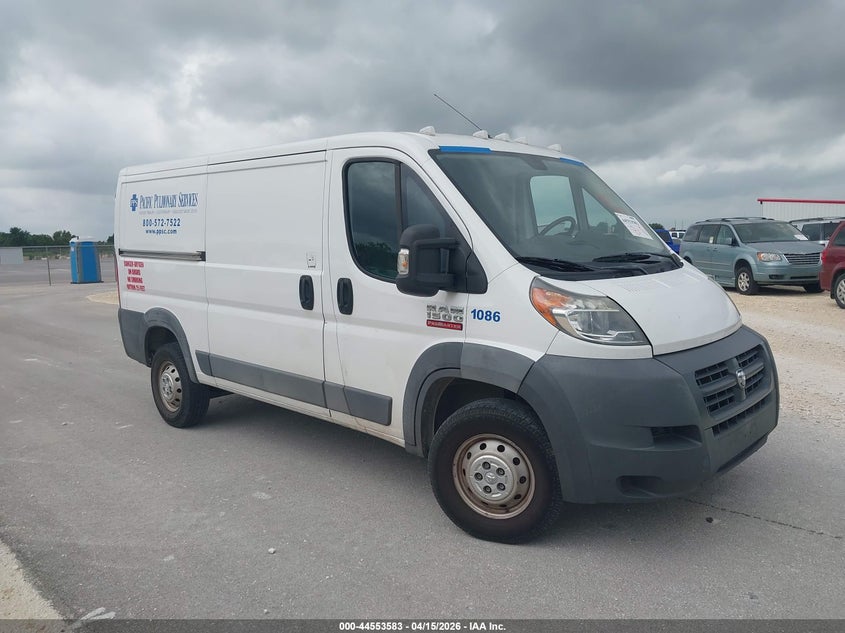 Vin: 3c6trvagxge136737, lot: 45050444, ram promaster 1500 low roof 2016 img_1