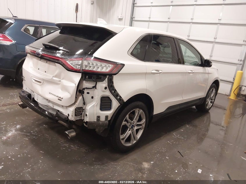Vin: 2fmpk4k82jbb81066, lot: 45050553, ford edge titanium 20184