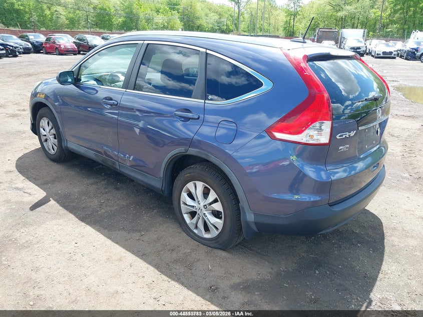 2012 Honda Cr-v 2.4 Cr-V Ex-L blue Lot 111044553783 Vin 5J6RM4H74CL013397
