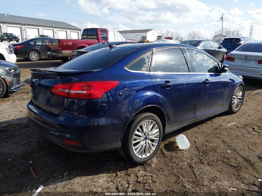 Vin: 1fadp3j20gl318374, lot: 45050850, ford focus titanium 20164