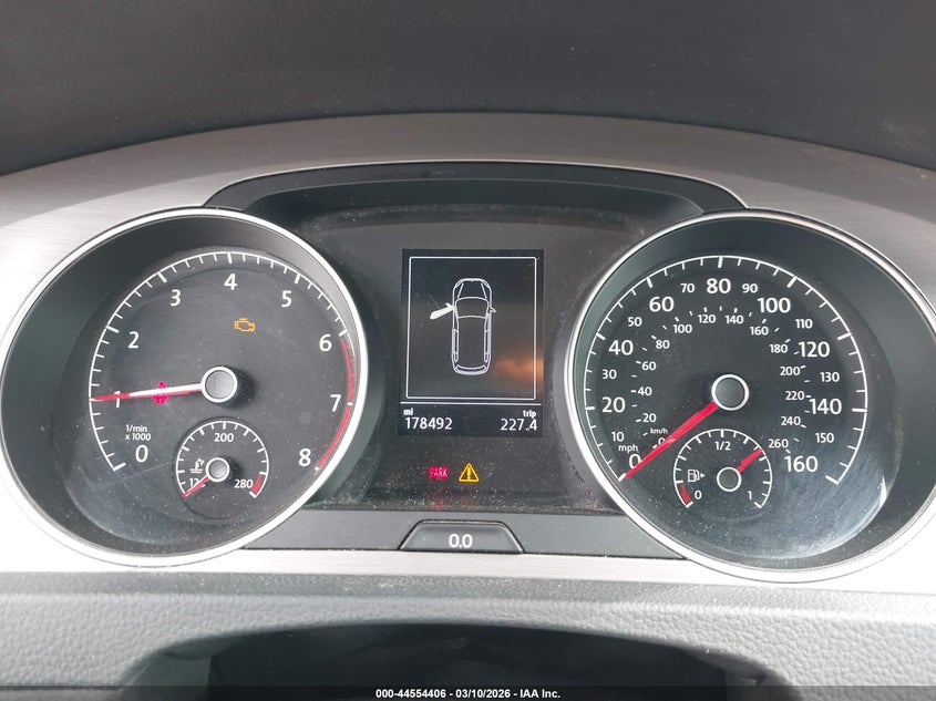 2017 Volkswagen Golf Sportwagen Tsi S VIN: 3VW017AU6HM502539 Lot: 44554406