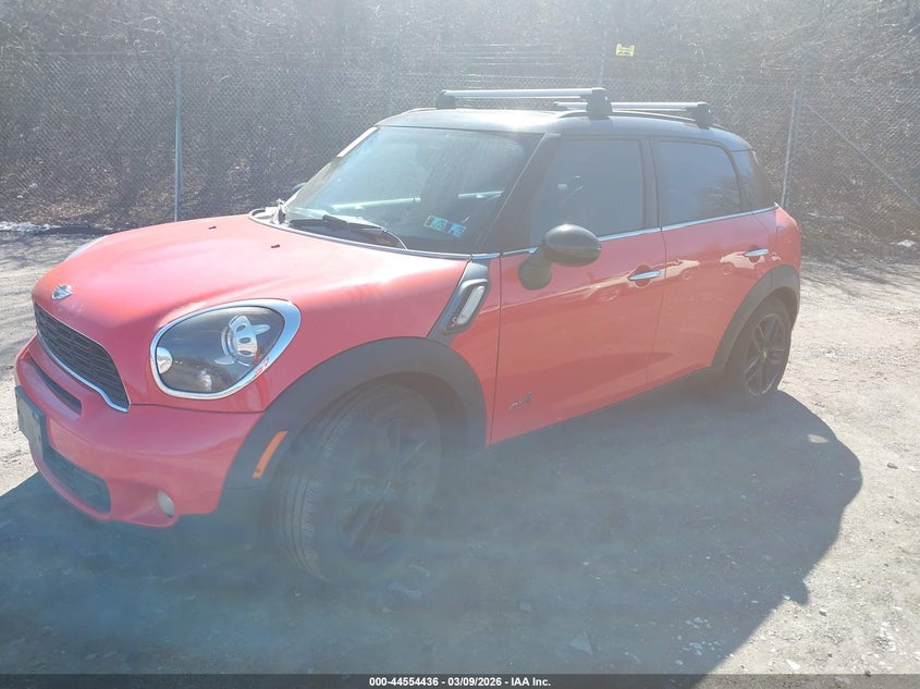 Vin: wmwzc5c52cwl61554, lot: 45051296, mini cooper s countryman 20122