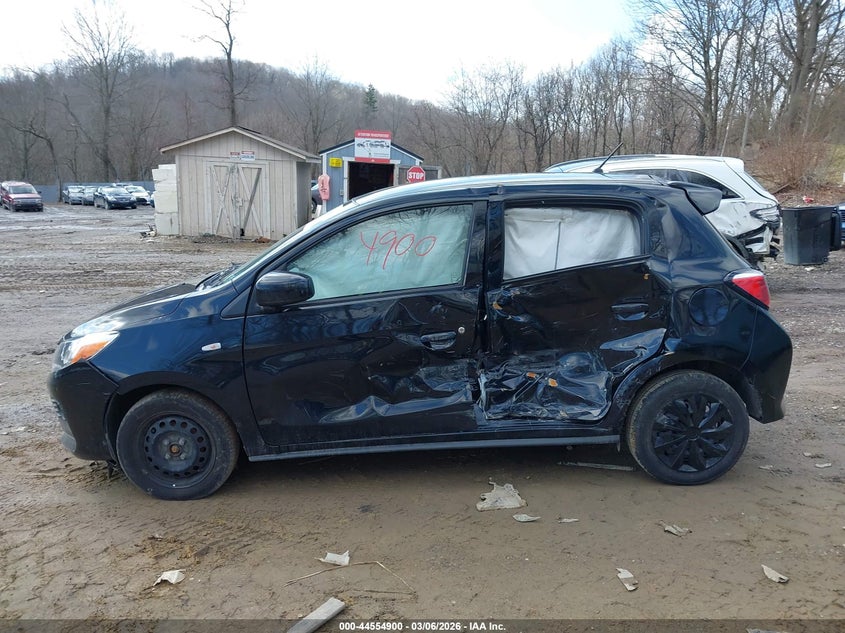 2021 Mitsubishi Mirage Carbonite Edition/Es/Le VIN: ML32AUHJ7MH010710 Lot: 44554900