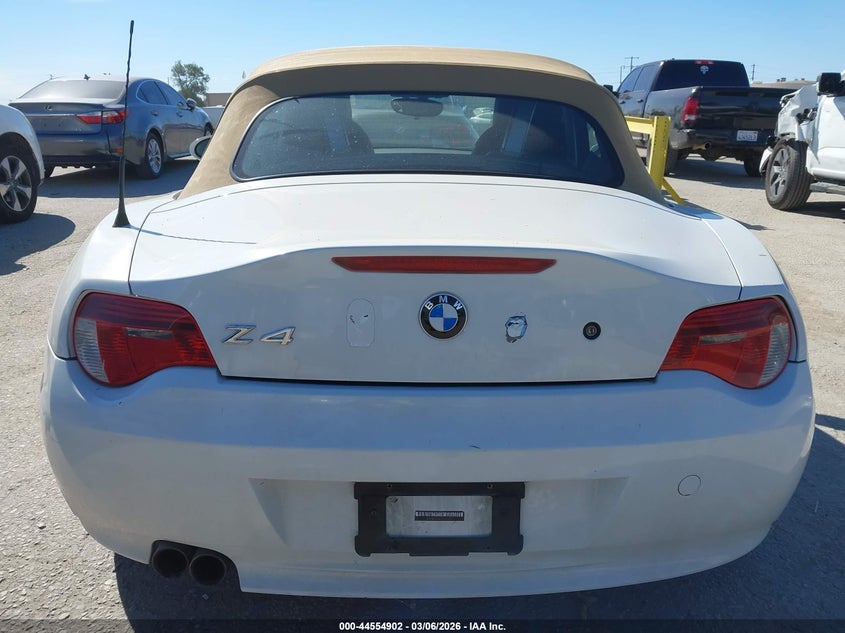 2006 BMW Z4 3.0Si VIN: 4USBU535X6LX01468 Lot: 44554902