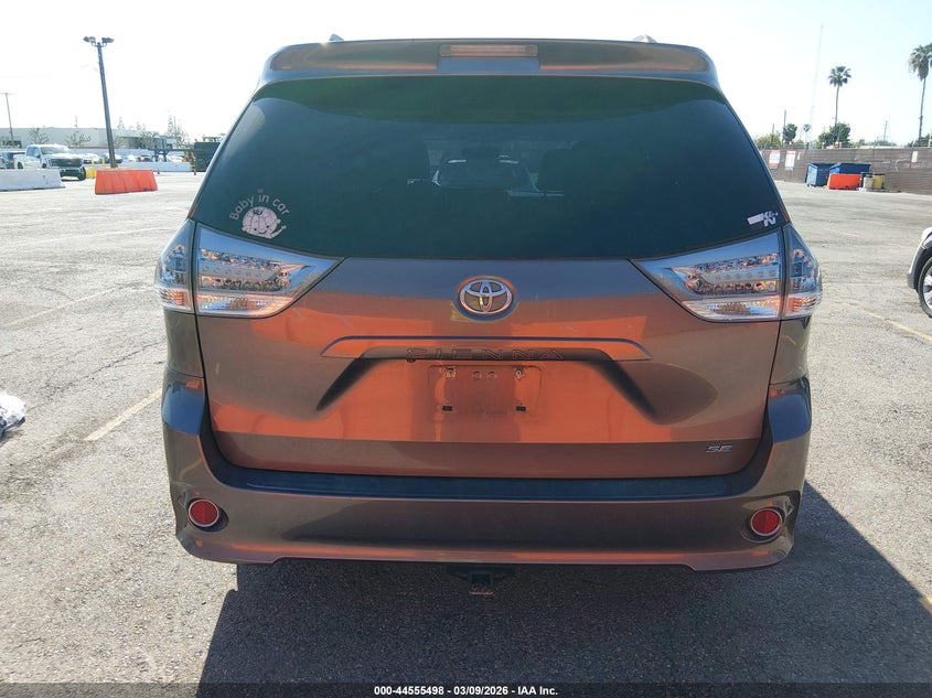 2015 Toyota Sienna Se 8 Passenger VIN: 5TDXK3DC9FS614792 Lot: 44555498