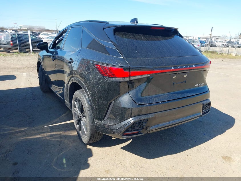 Vin: 2t2bcmea8pc004821, lot: 45052416, lexus rx 500h f sport performance 20233