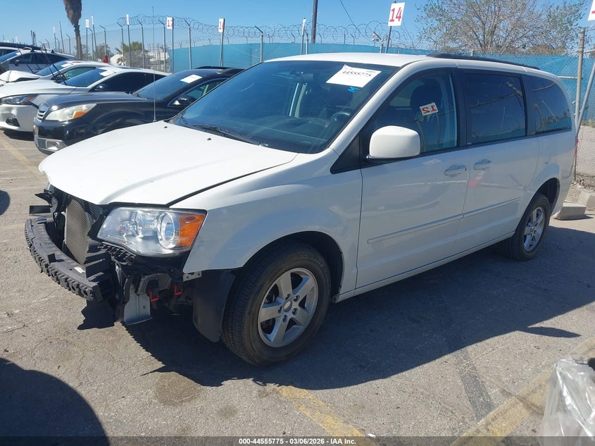 2C4RDGCG6CR264525 2012 Dodge Caravan 3.6 Grand Sxt white