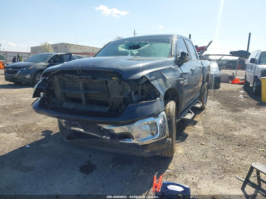 Vin: 1c6rr7lt9hs644034, lot: 45052713, ram 1500 big horn  4x4 5'7 box 20172