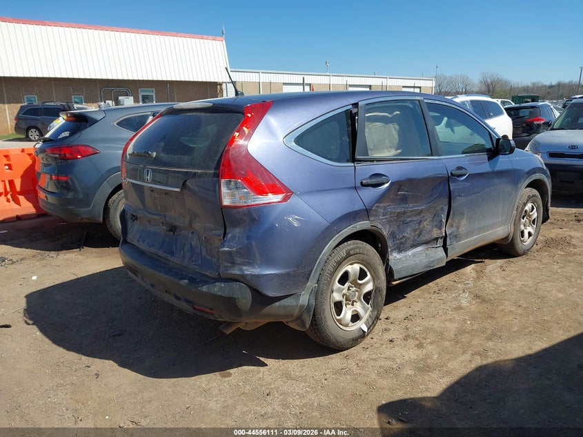 2012 Honda Cr-v 2.4 Cr-V Lx blue Lot 111044556111 Vin 3CZRM3H33CG700021