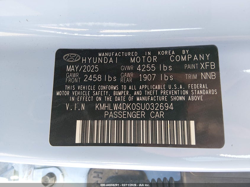 2025 Hyundai Elantra N VIN: KMHLW4DK0SU032694 Lot: 44556291