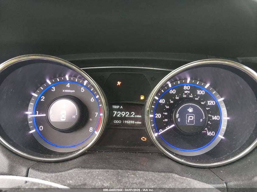 2011 HYUNDAI SONATA SEDAN 2.4L I-4 DI, DOHC, VVT, 198HP