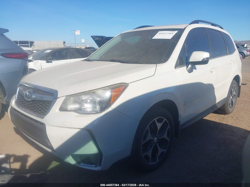 Vin: jf2sjgmc9eh430154, lot: 45054243, subaru forester 2.0xt touring 20142