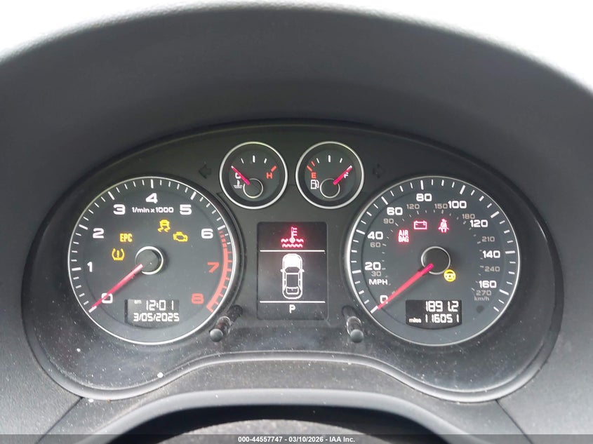 2011 Audi A3 2.0T Premium VIN: WAUKEAFM3BA009165 Lot: 44557747