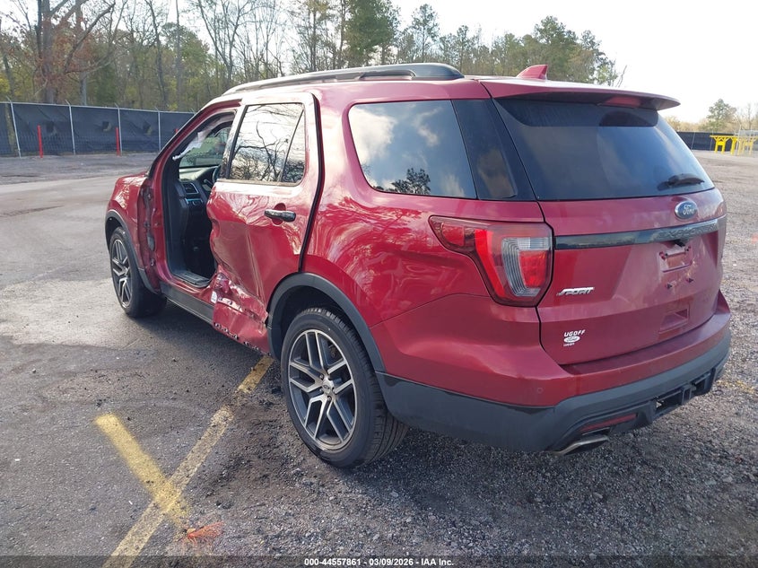 Vin: 1fm5k8gt0hga32492, lot: 45054739, ford explorer sport 20173