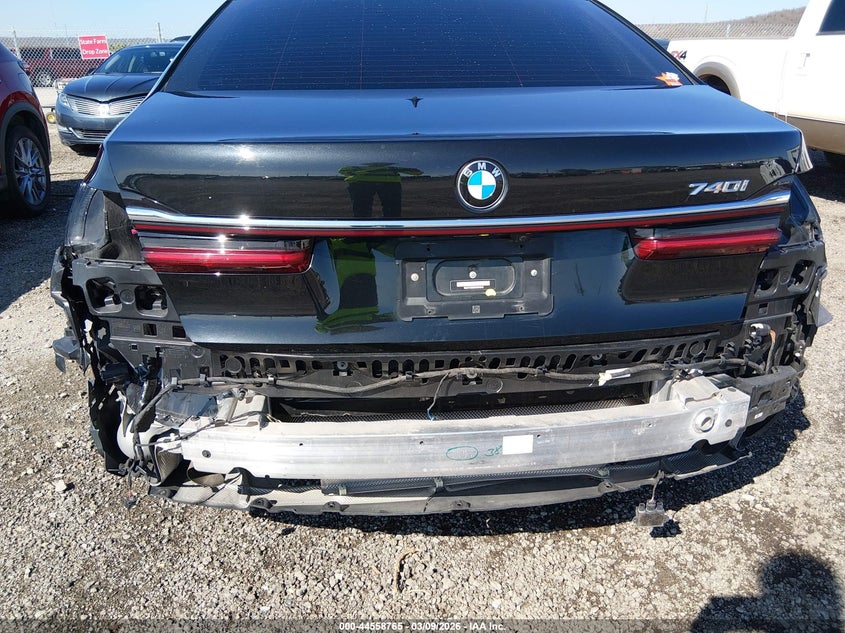 2022 BMW 740 I VIN: WBA7T2C06NCK54344 Lot: 44558765