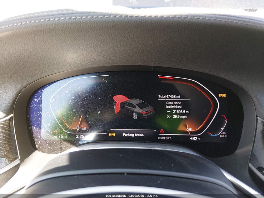 2022 BMW 740 I VIN: WBA7T2C06NCK54344 Lot: 44558765