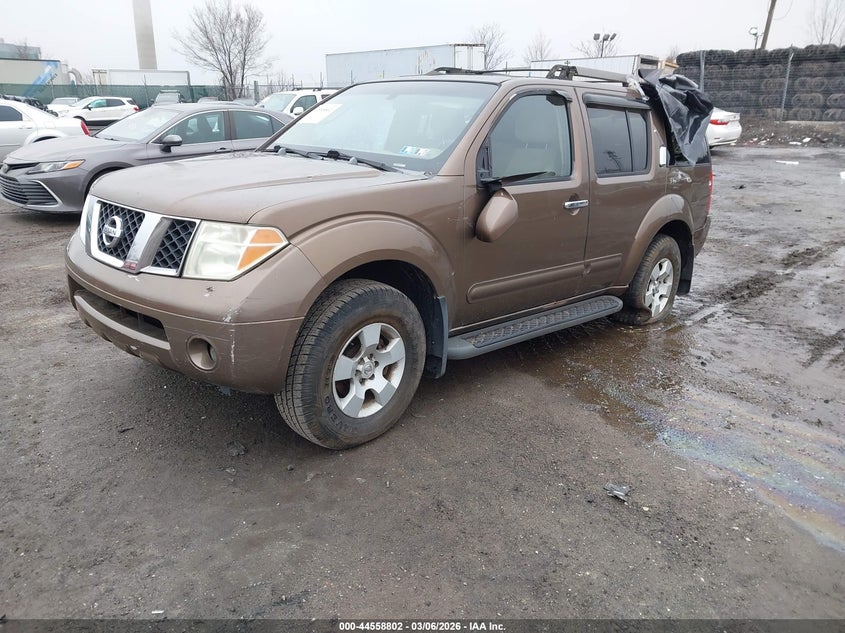 NISSAN PATHFINDER 2005 VIN 5N1AR18W15C764384