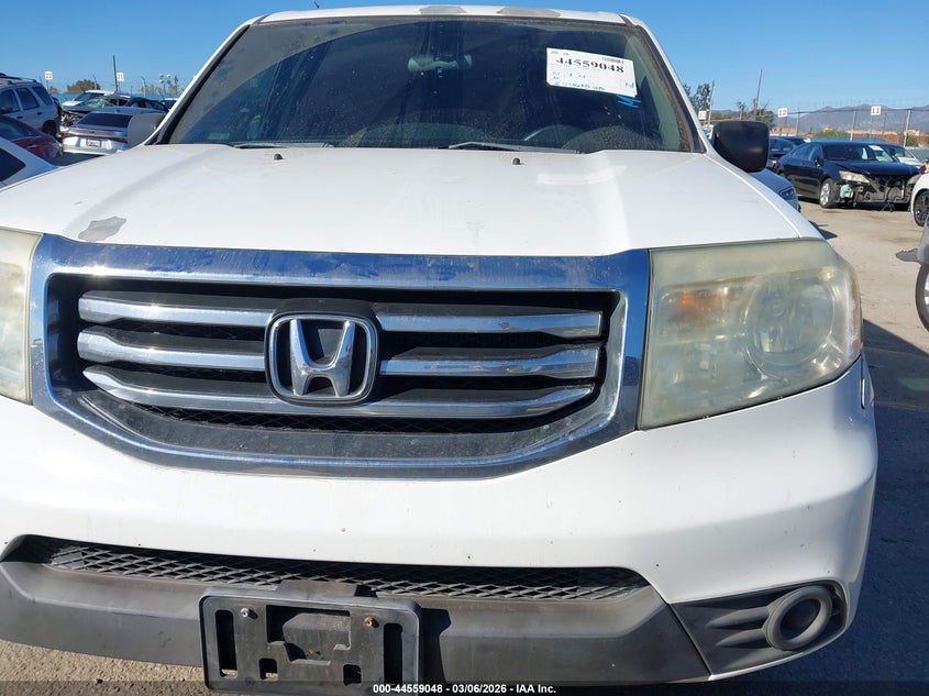 2013 Honda Pilot Lx VIN: 5FNYF3H2XDB018411 Lot: 44559048