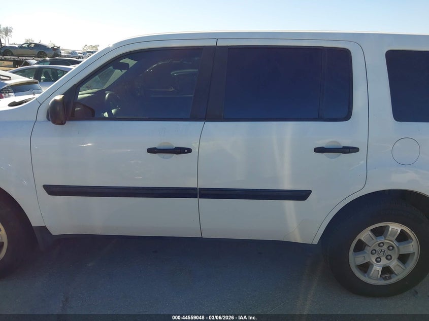 2013 Honda Pilot Lx VIN: 5FNYF3H2XDB018411 Lot: 44559048