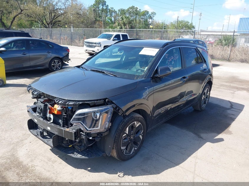 Vin: kndcr3l10r5086984, lot: 45056243, kia niro ev wind 20242