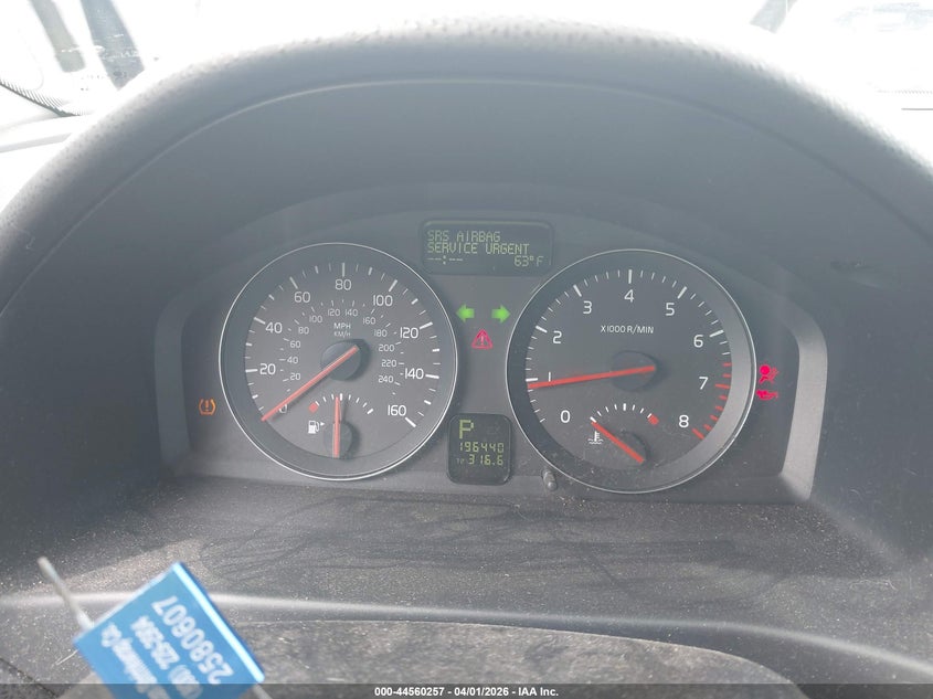 2008 Volvo S40 2.4I VIN: YV1MS382082392863 Lot: 44560257