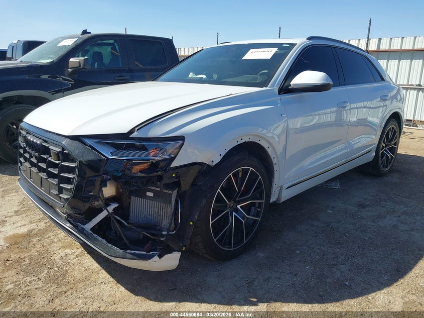 Vin: wa1evbf18pd016818, lot: 45057562, audi q8 premium plus 55 tfsi quattro tiptronic 20232