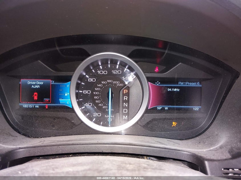 2015 Ford Explorer Limited VIN: 1FM5K8F85FGB25101 Lot: 44561140