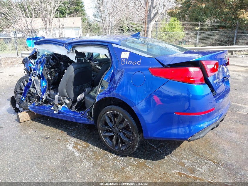 Vin: 5xxgr4a72eg269517, lot: 45058468, kia optima sx 20143