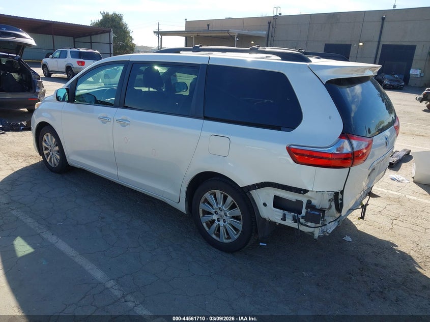 2015 Toyota Sienna Xle Premium 7 Passenger