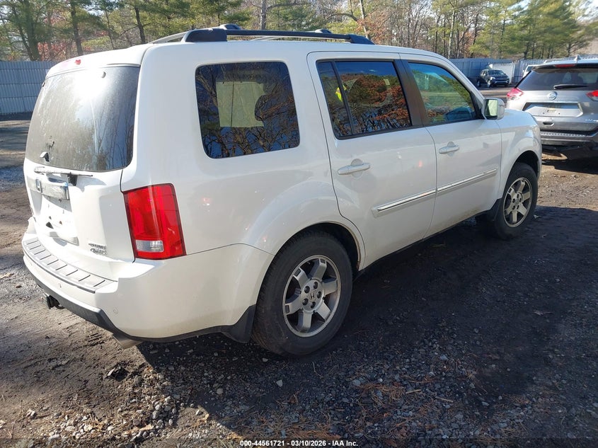 Vin: 5fnyf4h96bb078184, lot: 45058599, honda pilot touring 20114