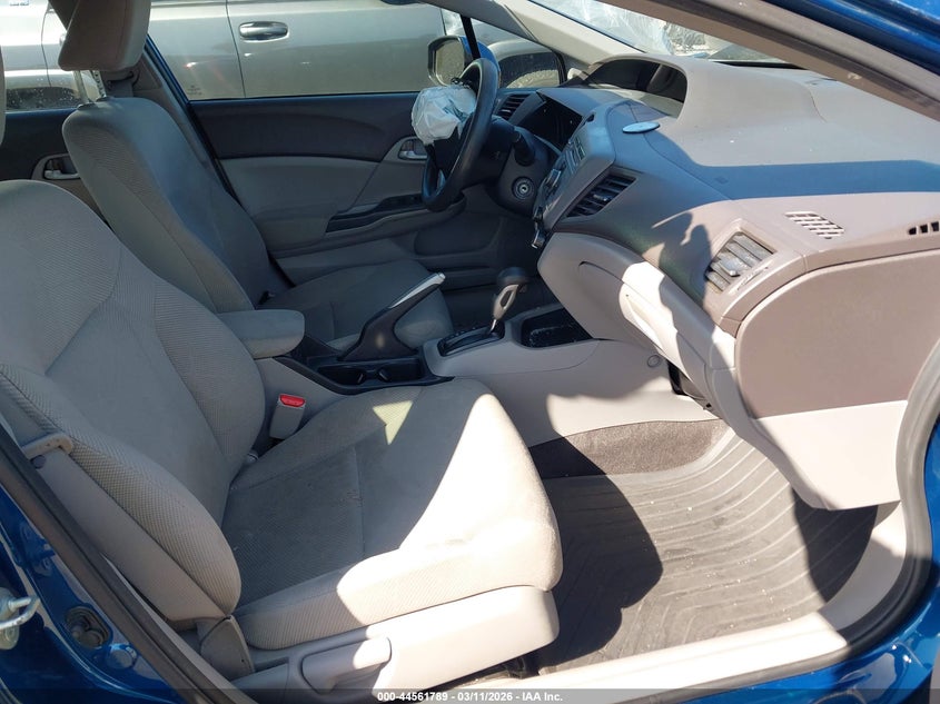 2012 Honda Civic 1.8 Lx blue Lot 111044561789 Vin 19XFB2F55CE031730