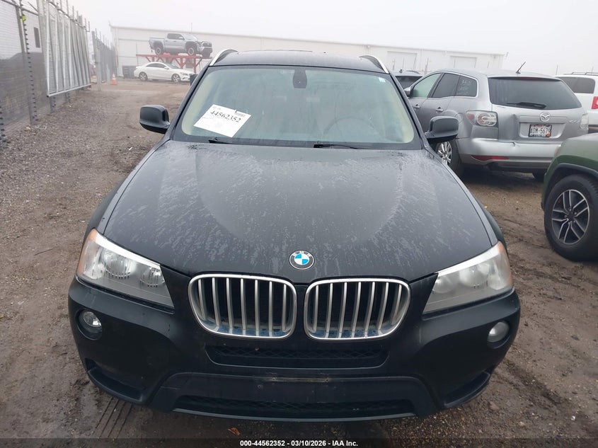 2012 BMW X3 xDrive28I VIN: 5UXWX5C53CL726463 Lot: 44562352