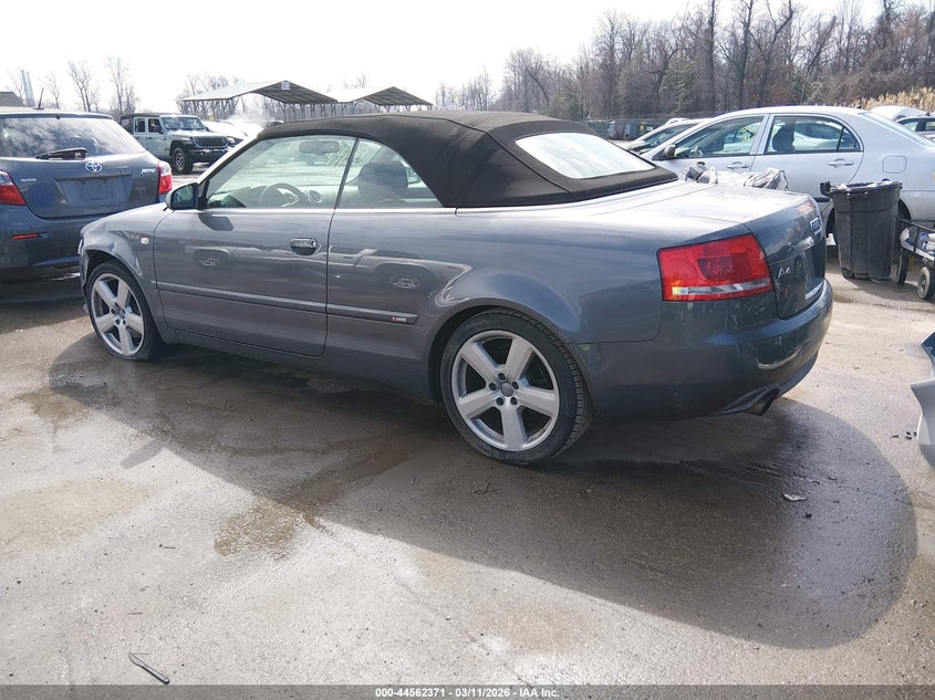 2009 Audi A4 2.0T Cabriolet