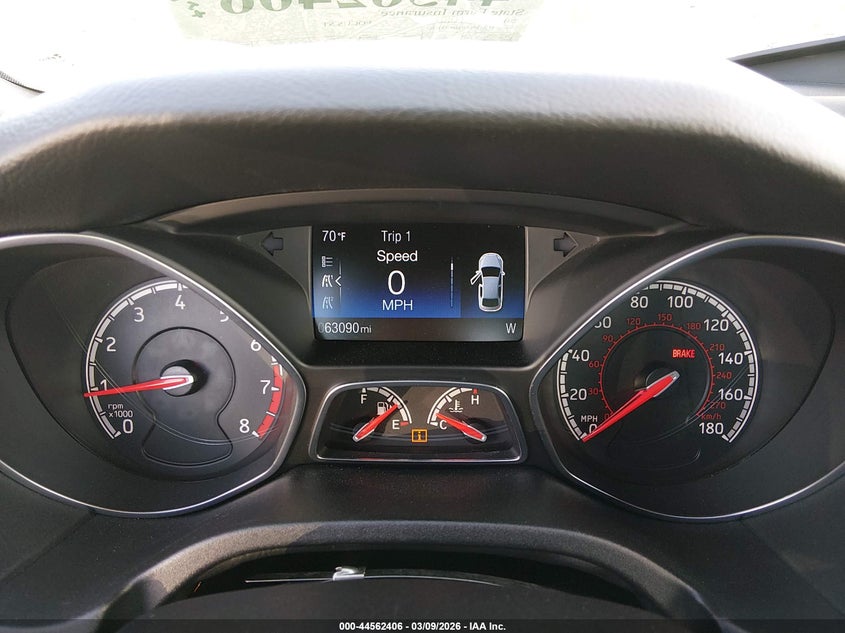 2017 Ford Focus St VIN: 1FADP3L93HL251202 Lot: 44562406