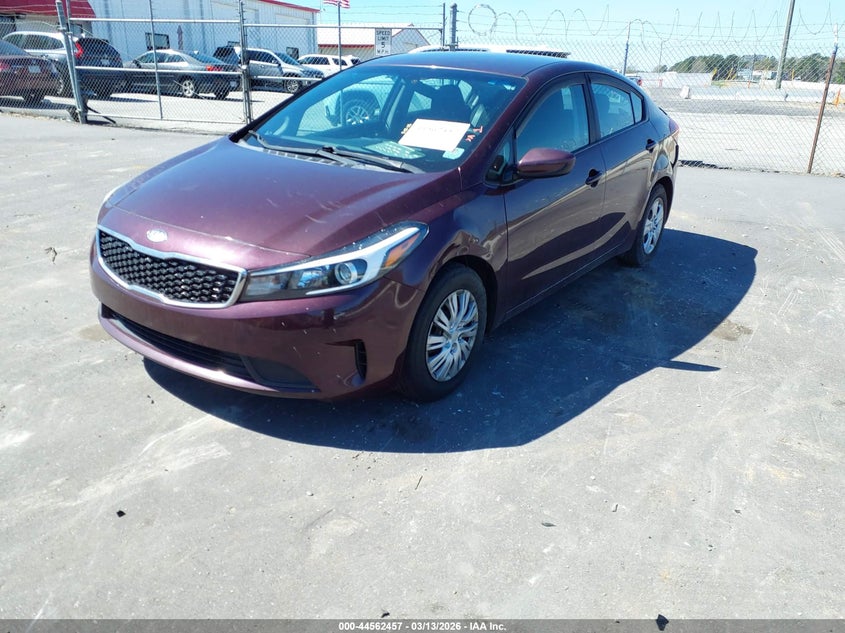 Vin: 3kpfk4a71he014340, lot: 45059335, kia forte lx 20172