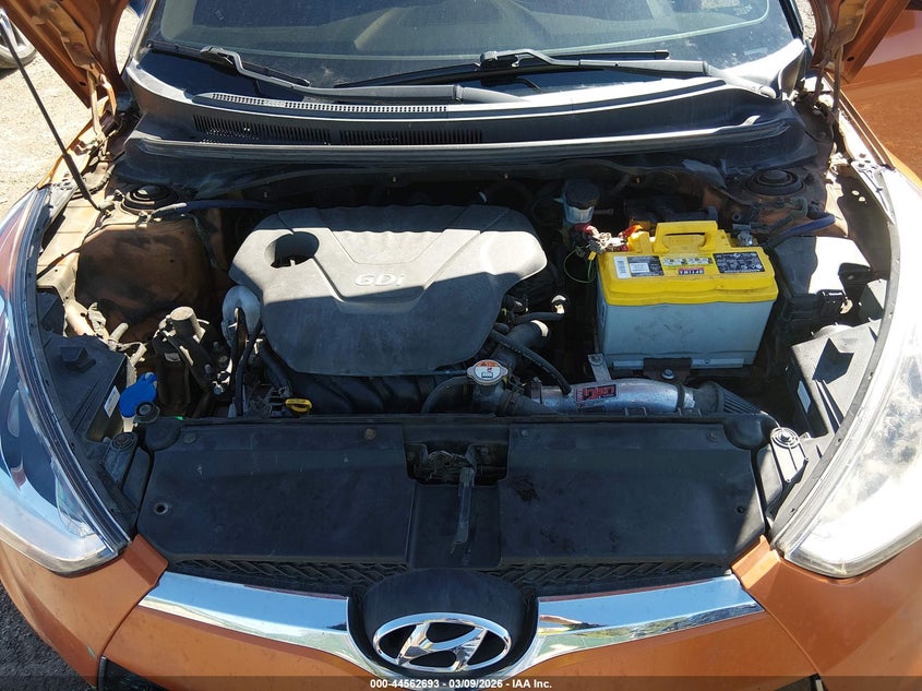 2012 Hyundai Veloster Base W/Black VIN: KMHTC6AD6CU052167 Lot: 44562693