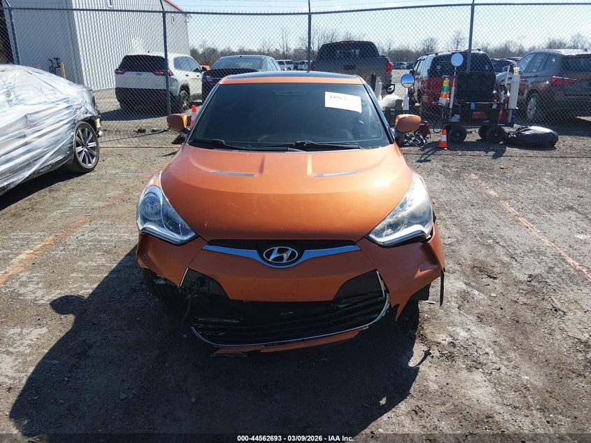 2012 Hyundai Veloster Base W/Black VIN: KMHTC6AD6CU052167 Lot: 44562693